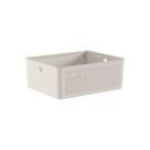 Cesto Organizador Flow 34x27cm Fechado Martiplast Ou - Bege