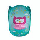 Cesto Organizador Infantil Dobrável Multi Brinquedo Roupas - Estampa Coruja - Art house