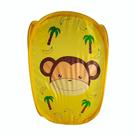 Cesto Organizador Infantil Dobrável Multi Brinquedo Roupas - Estampa Macaco - Art house