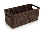 Cesto Organizador Multiuso Retangular Decorativo Juta Marrom Cesto Organizador Multiuso Retangular Decorativo Juta Marrom