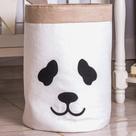Cesto Organizador Panda Off White e Cáqui