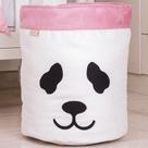 Cesto Organizador Panda Off White e Rosê