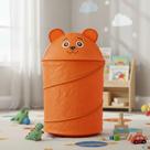 Cesto Organizador Para Brinquedos Em Nylon 36x46 Vários Modelos e Cores Organização Brinquedos