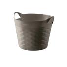 Cesto Organizador Plástico Circular Moolti Grafiite 20L - Sanremo Cesto Organizador Plástico Circular Moolti Grafiite 20L - Sanremo