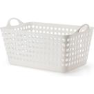 Cesto Organizador Retangular Flexivel Arthi Branco 22L - 1577