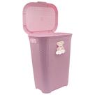 Cesto Organizador Roupas 30L Com Tampa Infantil Bebê