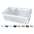 Cesto Organizador Trama Rattan c/ Divisória Removível 17x11 Cesto Organizador Trama Rattan c/ Divisória Removível 17x11