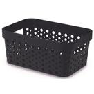 Cesto Organizador Trama Rattan s/Tampa 4,5L Multiuso Plástico
