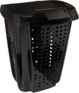 Cesto p/ roupas telado preto 70l rb5 - astra