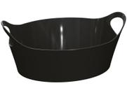 Cesto para Batata Frita Preto 28x12cm Restaurante Bar Lancheria Plus M Uz Utilidades