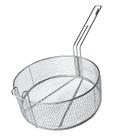 Cesto para fritura redondo 30cm malha grossa 129/30