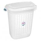 Cesto para Roupa Transparente 46,4 Litros Com Tampa Sanremo
