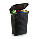 Cesto Para Roupas Roupeiro Organizador Rattan Vime 50 Litros