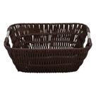 Cesto Quadrado com Alça Reta África 24 cm - Mimo Style - YK1131