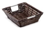 Cesto Quadrado com Alça Retangular África 23 cm - Mimo Style - YK1130