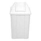Cesto Quadrado Com Tampa Vai-vem 100 Litros Branco