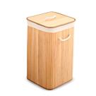 Cesto Quadrado de Bambu Médio Roupas