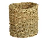 Cesto Redondo Seagrass Bege Natural 18X21CM