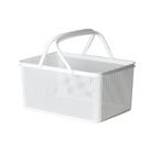 Cesto Retangular Línea com Alça Branco 40x27x20 cm Paramount
