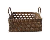 Cesto Revisteiro Porta Papéis Com Alças Taboa NT 35x30x15 Cesto Revisteiro Porta Papéis Com Alças Taboa NT 35x30x15