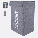 Cesto roupa suja dobravel com tampa organizador multiuso portatil lavanderia quarto banheiro roupeiro