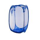 cesto roupa suja dobrável flexível desmontável Azul Escuro