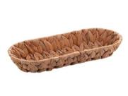 Cesto seagrass retangular grande fibra natural
