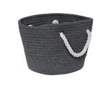 Cesto Square Gist Cotton Grey Alça 22 cm Mimo