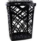 Cesto Telado Retang.Preto 60Lt-3084