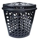 Cesto telado triangular preto plasnew 43,7l Cesto telado triangular preto plasnew 43,7l