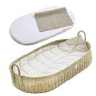 Cesto Troca Bebê Premium BEBE BASK - Rattan com Acesso Fácil Cesto Troca Bebê Premium BEBE BASK - Rattan com Acesso Fácil