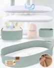 Cesto Troca de Fraldas Toodly Sage Green com Porta-Fraldas para Bebês