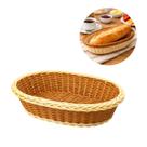 Cesto Vime Trançado 24cm Organizador de Mesa Pão