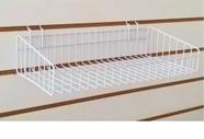 Cestos Aramados Branco 20x40 para painel canaletado