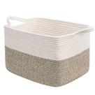 Cestos de armazenamento Goodpick Woven Cotton Brown 33x25x23cm