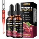 CFILIHTC Complexo de Vitaminas B Gotas Líquidas Sabor Cereja 60 ml CFILIHTC Complexo de Vitaminas B Gotas Líquidas Sabor Cereja 60 ml