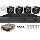 Cftv Kit 4 Câmeras Infravermelho 20 Metros Dvr 4 Canais Full Hd