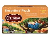 CHá CELESTIAL SLEEPYTIME PEACH Sabor Pessego 20 Sachês 29g