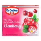Chá cranberry dr oetker sachê 10g c/ 10 unidades Chá cranberry dr oetker sachê 10g c/ 10 unidades
