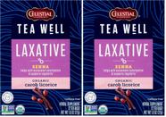 Chá de alfarroba e alcaçuz orgânico Celestial Seasonings TeaWell, 12 sacos