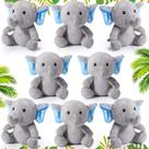 Chá de bebê de pelúcia HydRen Mini Elephant Plush de 10 cm