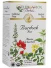 Chá de Ervas Celebration Herbals Raiz de Bardana Orgânico 24 Sachês
