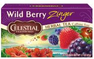Chá de ervas Celestial Seasonings Wild Berry Zinger 20 sacos