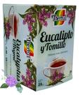 Chá de ervas, eucalipto e tomilho, 25 saquinhos de chá 100% natural