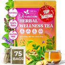 Chá de Ervas FRESHDRINKUS Premium Bem-Estar 75 Sachês