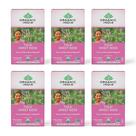 Chá de ervas ORGÂNICO DA ÍNDIA Tulsi Sweet Rose, 18 sacos, pacote com 6