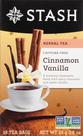 Chá de Ervas Stash Canela e Baunilha Sem Cafeína 18 Sachês