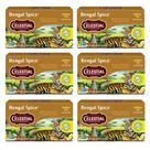 Chá de ervas, temperos celestiais, especiarias de Bengala, sem cafeína, 6 x 20 sacos