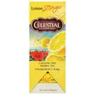 Chá de ervas, temperos celestiais, limão, zinger, sem cafeína, 25 sacos