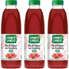 Chá de Hibisco + Cranberry 900ml Campo Largo Kit 3 Unid